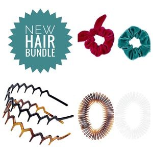 ✅ 5 for $25 - New Hair Accessory Bundle, Scrunchies & Headbands